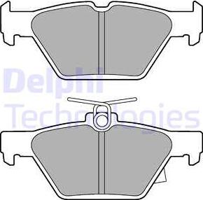 Delphi LP3268 - Bremžu uzliku kompl., Disku bremzes www.autospares.lv