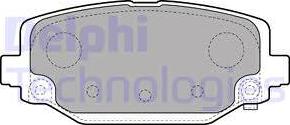 Delphi LP2499 - Bremžu uzliku kompl., Disku bremzes www.autospares.lv