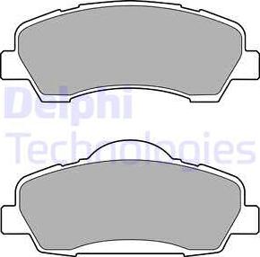 Delphi LP2485 - Bremžu uzliku kompl., Disku bremzes www.autospares.lv