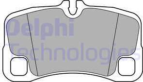 Delphi LP2696-18B1 - Bremžu uzliku kompl., Disku bremzes www.autospares.lv