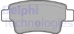 Delphi LP2055-18B1 - Bremžu uzliku kompl., Disku bremzes www.autospares.lv