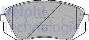 Delphi LP2050 - Bremžu uzliku kompl., Disku bremzes www.autospares.lv