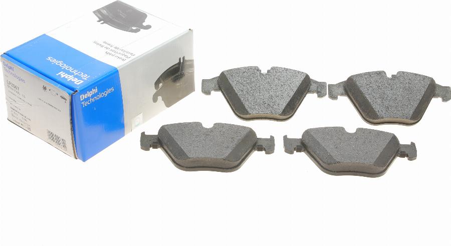 Delphi LP2067 - Brake Pad Set, disc brake www.autospares.lv