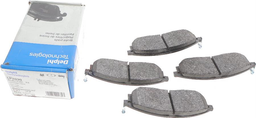 Delphi LP2030 - Brake Pad Set, disc brake www.autospares.lv