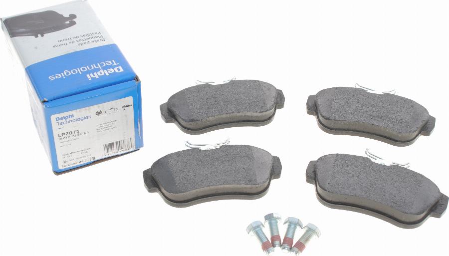 Delphi LP2071 - Brake Pad Set, disc brake www.autospares.lv