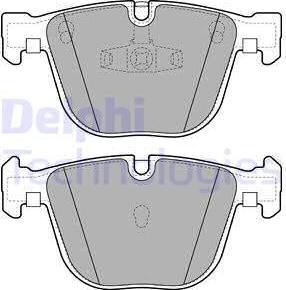 Delphi LP2141 - Bremžu uzliku kompl., Disku bremzes www.autospares.lv