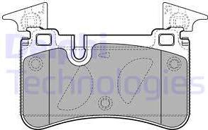 Delphi LP2151-18B1 - Bremžu uzliku kompl., Disku bremzes www.autospares.lv