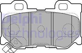 Delphi LP2157 - Bremžu uzliku kompl., Disku bremzes www.autospares.lv