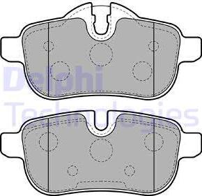 Delphi LP2163 - Bremžu uzliku kompl., Disku bremzes www.autospares.lv