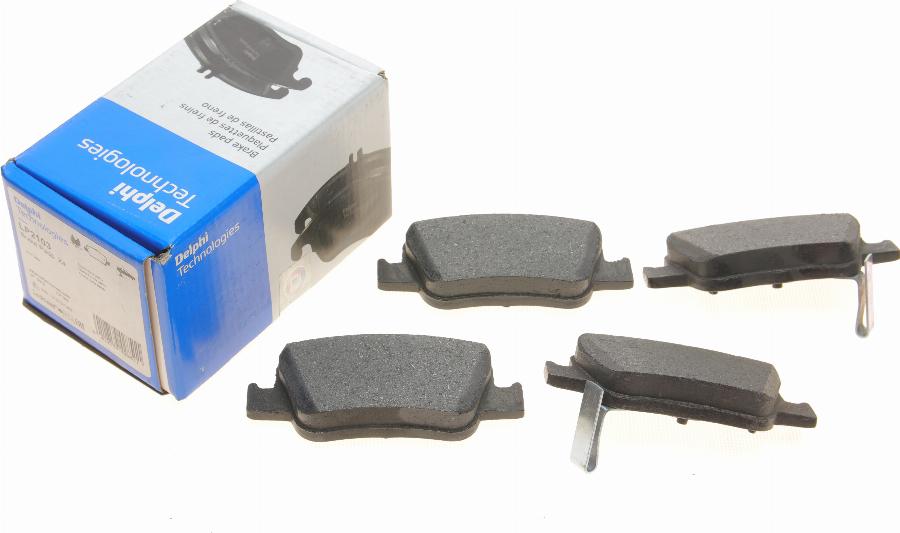 Delphi LP2103 - Brake Pad Set, disc brake www.autospares.lv