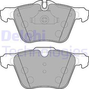 Delphi LP2114 - Bremžu uzliku kompl., Disku bremzes autospares.lv