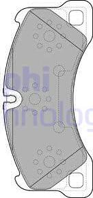 Delphi LP2117 - Brake Pad Set, disc brake www.autospares.lv