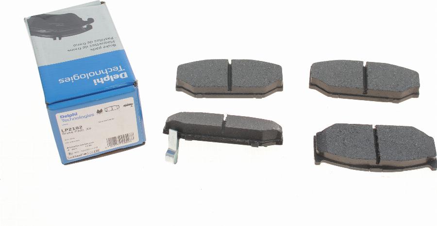 Delphi LP2182 - Brake Pad Set, disc brake www.autospares.lv