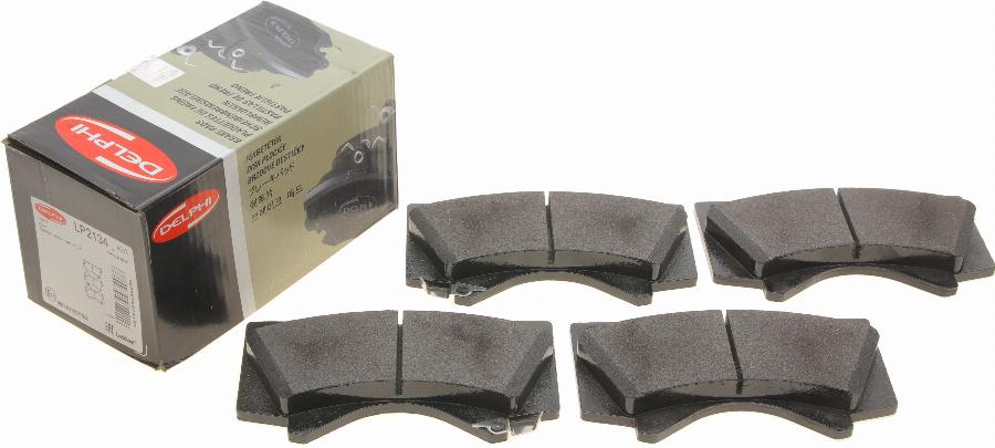 Delphi LP2134 - Brake Pad Set, disc brake www.autospares.lv