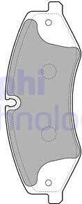 Delphi LP2176 - Brake Pad Set, disc brake www.autospares.lv