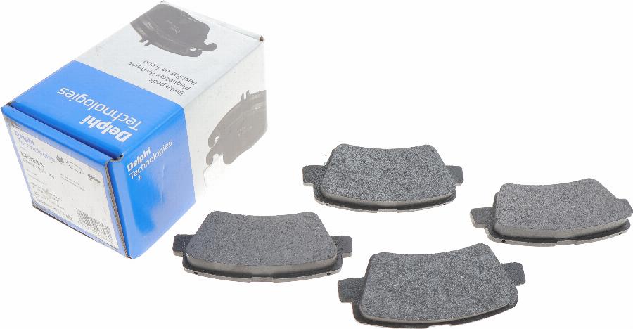 Delphi LP2295 - Brake Pad Set, disc brake www.autospares.lv