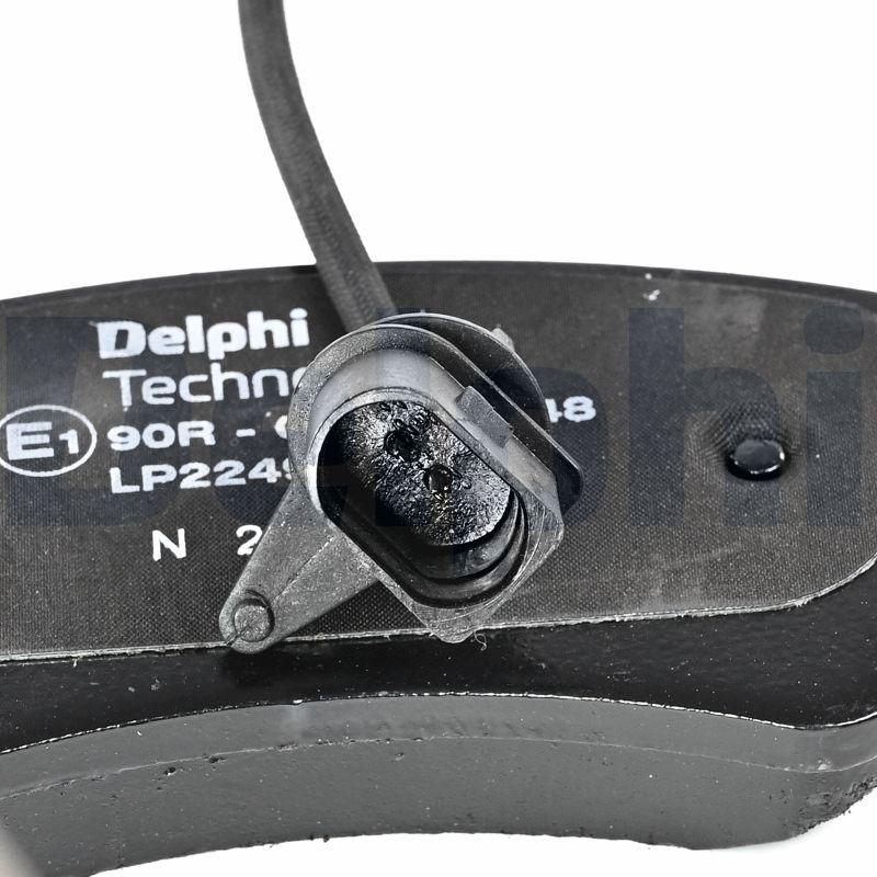 Delphi LP2249-17B1 - Bremžu uzliku kompl., Disku bremzes www.autospares.lv