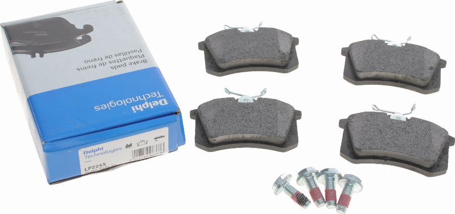 Delphi LP2255 - Brake Pad Set, disc brake www.autospares.lv