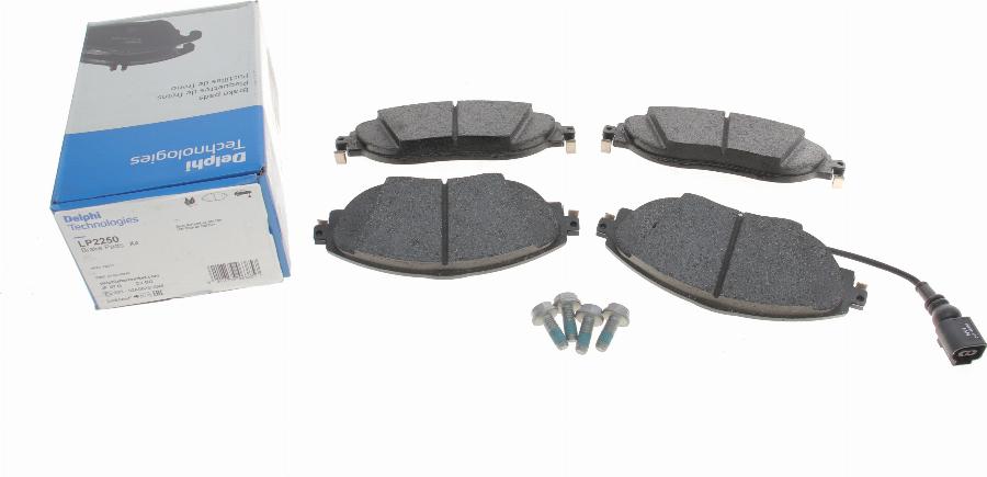 Delphi LP2250 - Brake Pad Set, disc brake www.autospares.lv