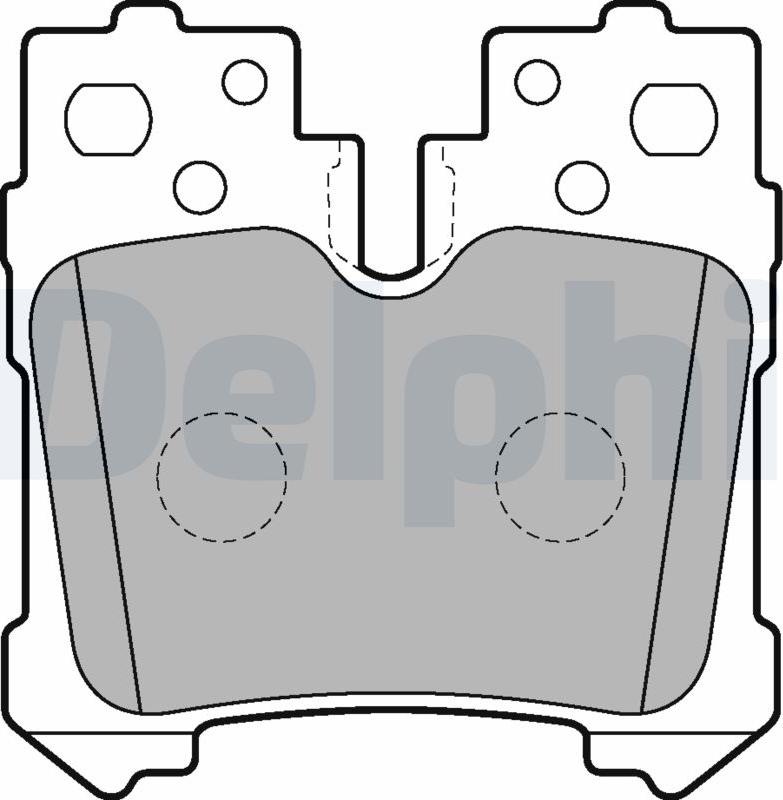 Delphi LP2214-17B1 - Bremžu uzliku kompl., Disku bremzes www.autospares.lv