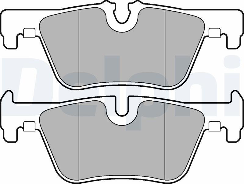 Delphi LP2286-17B1 - Bremžu uzliku kompl., Disku bremzes www.autospares.lv