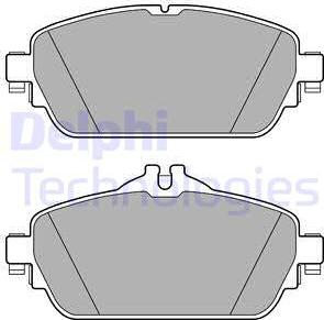 Delphi LP2764 - Brake Pad Set, disc brake www.autospares.lv