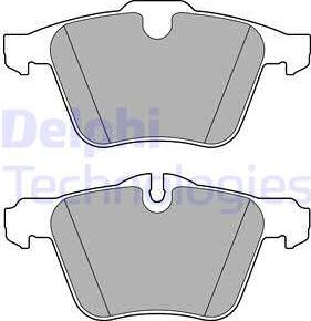 Delphi LP2766 - Bremžu uzliku kompl., Disku bremzes autospares.lv