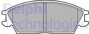 Delphi LP704 - Brake Pad Set, disc brake www.autospares.lv