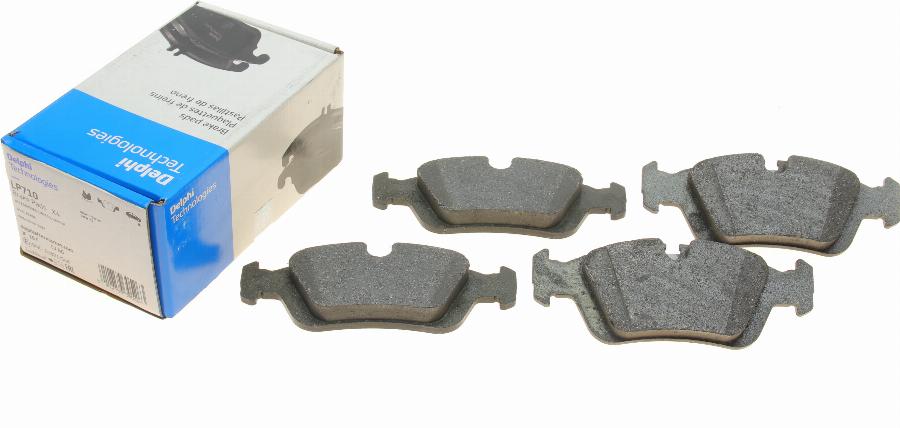 Delphi LP710 - Brake Pad Set, disc brake www.autospares.lv