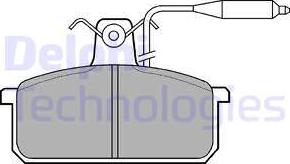 Delphi LP732 - Bremžu uzliku kompl., Disku bremzes autospares.lv