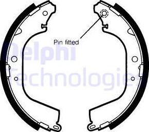 Delphi LS1406 - Bremžu loku komplekts www.autospares.lv