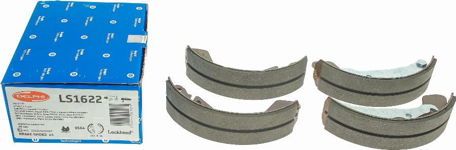 Delphi LS1622 - Brake Shoe Set www.autospares.lv