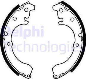 Delphi LS1138 - Bremžu loku komplekts www.autospares.lv