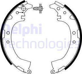 Delphi LS1890 - Bremžu loku komplekts autospares.lv