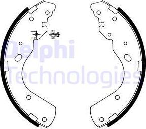 Delphi LS1897 - Bremžu loku komplekts www.autospares.lv