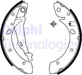 Delphi LS1843 - Bremžu loku komplekts www.autospares.lv