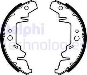 Delphi LS1814 - Brake Shoe Set www.autospares.lv