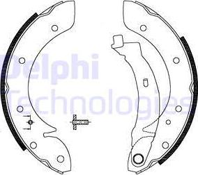 Delphi LS1830 - Bremžu loku komplekts www.autospares.lv