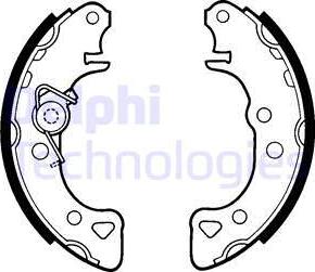 Delphi LS1319 - Bremžu loku komplekts www.autospares.lv