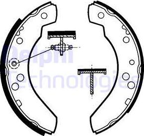 Delphi LS1311 - Bremžu loku komplekts www.autospares.lv