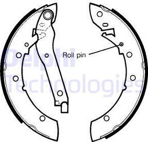 Delphi LS1280 - Bremžu loku komplekts www.autospares.lv