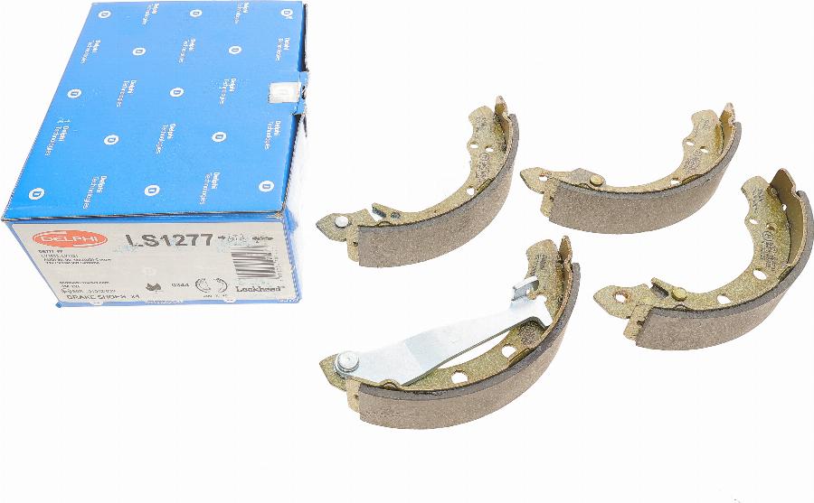 Delphi LS1277 - Brake Shoe Set www.autospares.lv