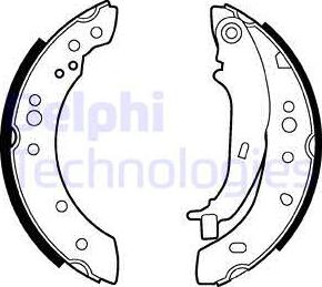 Delphi LS2013 - Bremžu loku komplekts www.autospares.lv