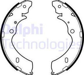 Delphi LS2147 - Bremžu loku komplekts autospares.lv