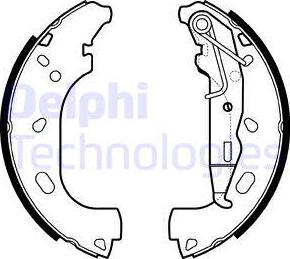 Delphi LS2167 - Bremžu loku komplekts autospares.lv