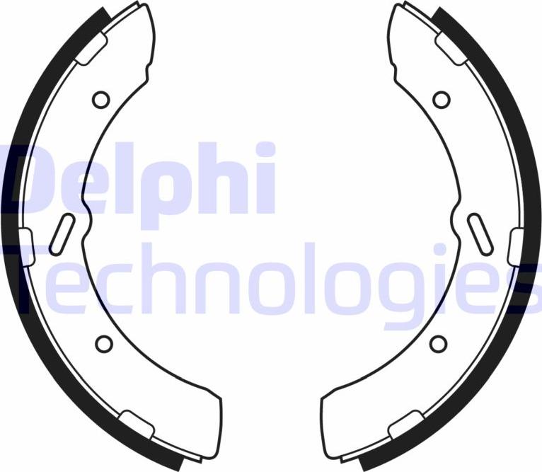 Delphi LS2185 - Bremžu loku komplekts www.autospares.lv