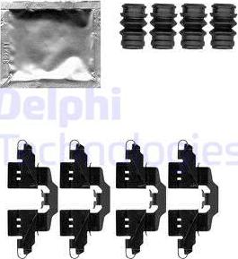 Delphi LX0550 - Accessory Kit for disc brake Pads www.autospares.lv