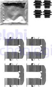 Delphi LX0512 - Accessory Kit for disc brake Pads www.autospares.lv