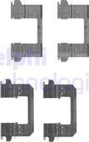 Delphi LX0530 - Accessory Kit for disc brake Pads www.autospares.lv