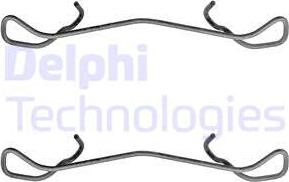 Delphi LX0169 - Комплектующие для колодок дискового тормоза www.autospares.lv